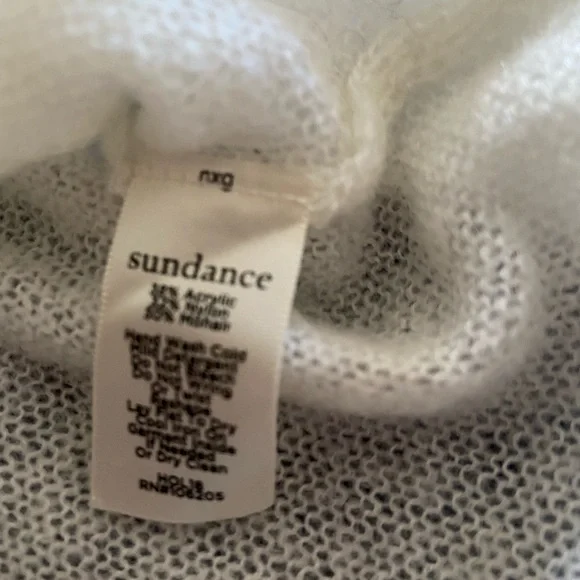 Sundance Black and White Crew Neck Sweater - Picture 4 of 4